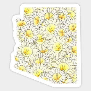 Arizona in flowers Sticker